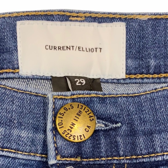 CURRENT/ELLIOTT High Waisted Stiletto Raw Hem Jean - Picture 4 of 11